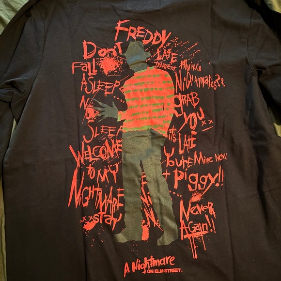 Nightmare on Elm St Long Sleeve Graphic Tee - Picture 5 of 7